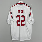 Shop 2005/06 AC MILAN KAKA #22 AWAY SHIRT (XL) ADIDAS, classic football shirts, vintage football shirts & retro soccer jerseys at Cult Kits