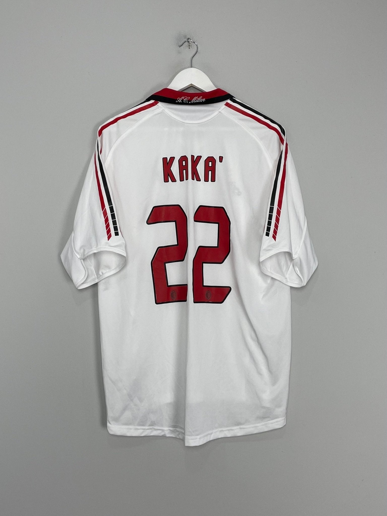 Shop 2005/06 AC MILAN KAKA #22 AWAY SHIRT (XL) ADIDAS, classic football shirts, vintage football shirts & retro soccer jerseys at Cult Kits