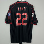 Shop 2005/06 AC MILAN KAKA #22 C/L AWAY SHIRT (L) ADIDAS, classic football shirts, vintage football shirts & retro soccer jerseys at Cult Kits