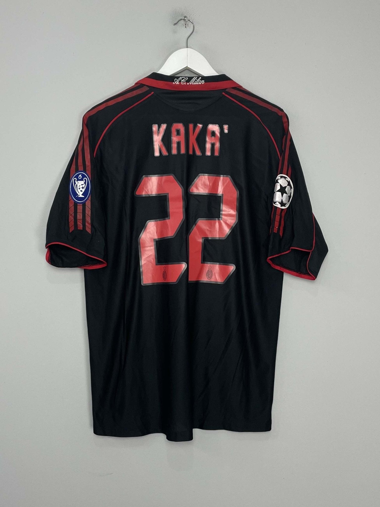 Shop 2005/06 AC MILAN KAKA #22 C/L AWAY SHIRT (L) ADIDAS, classic football shirts, vintage football shirts & retro soccer jerseys at Cult Kits