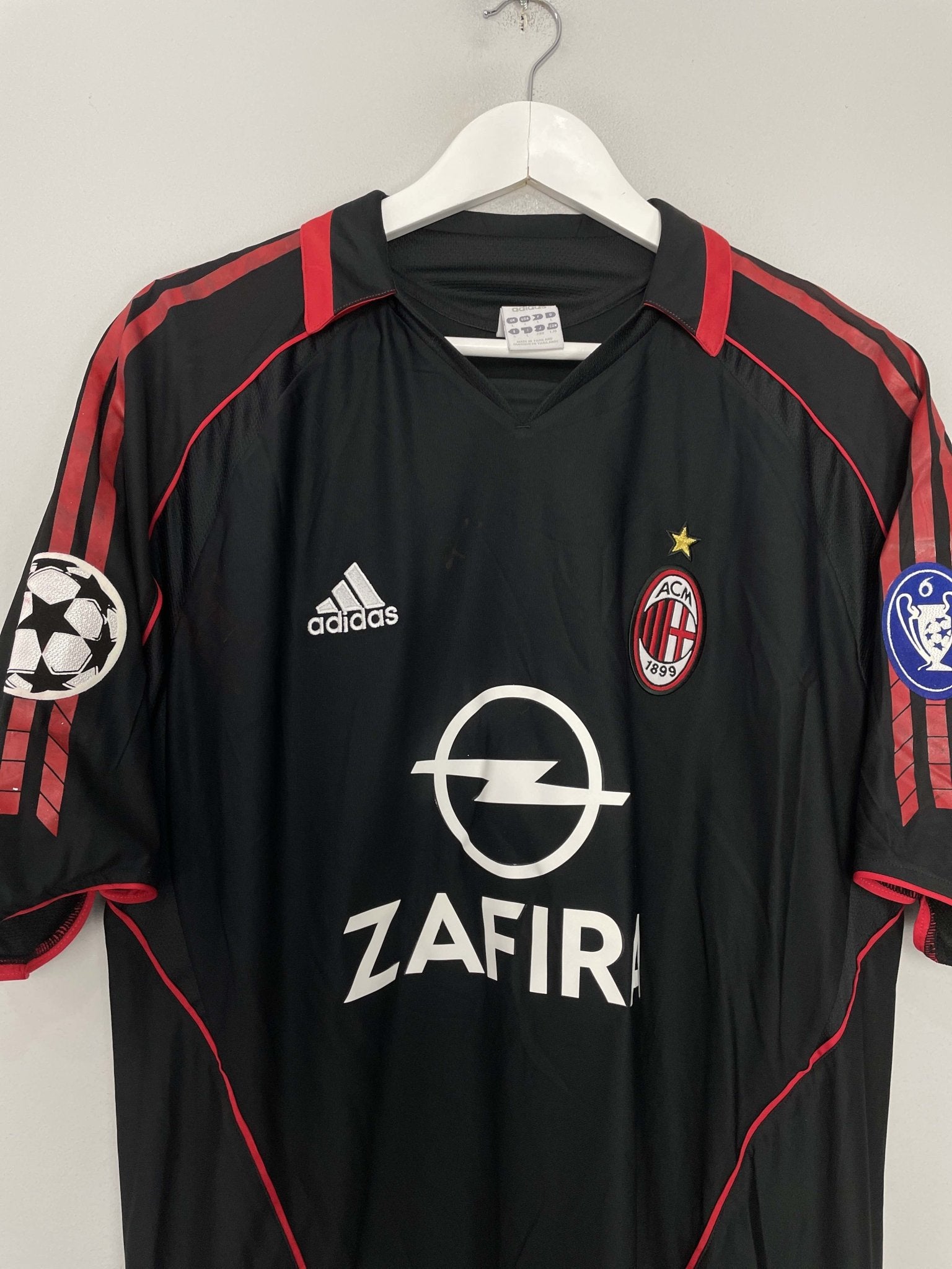 Shop 2005/06 AC MILAN KAKA #22 C/L AWAY SHIRT (L) ADIDAS, classic football shirts, vintage football shirts & retro soccer jerseys at Cult Kits
