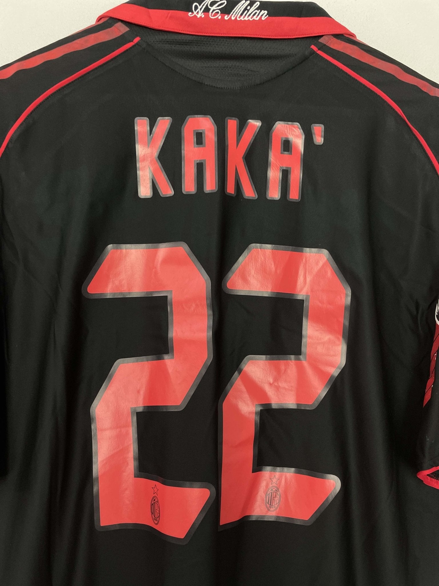 Shop 2005/06 AC MILAN KAKA #22 C/L AWAY SHIRT (L) ADIDAS, classic football shirts, vintage football shirts & retro soccer jerseys at Cult Kits