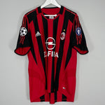 Shop 2005/06 AC MILAN KAKA #22 C/L HOME SHIRT (L) ADIDAS, classic football shirts, vintage football shirts & retro soccer jerseys at Cult Kits