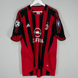 Shop 2005/06 AC MILAN KAKA #22 C/L HOME SHIRT (L) ADIDAS, classic football shirts, vintage football shirts & retro soccer jerseys at Cult Kits