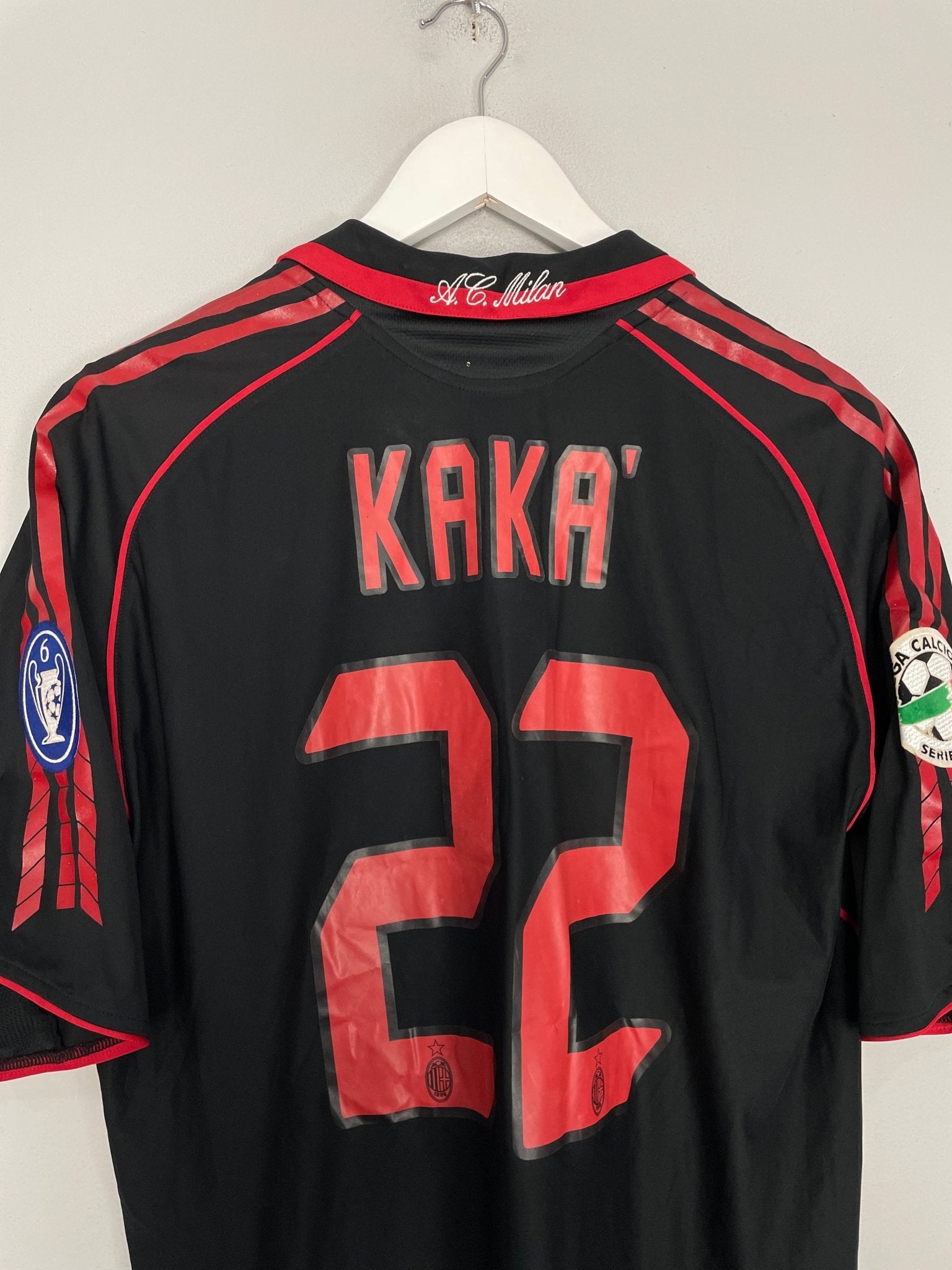 Shop 2005/06 AC MILAN KAKA #22 THIRD SHIRT (M) ADIDAS, classic football shirts, vintage football shirts & retro soccer jerseys at Cult Kits