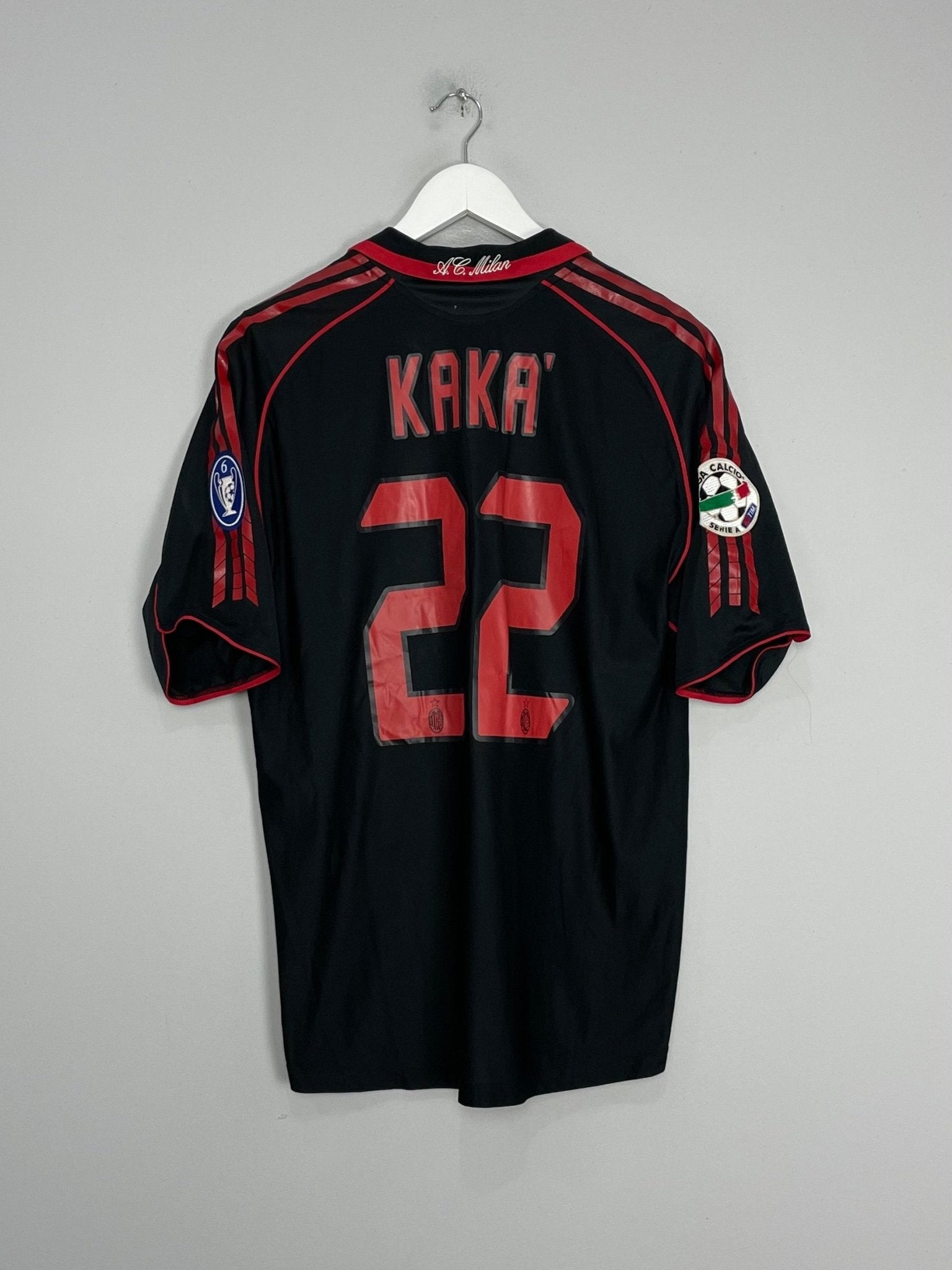 Shop 2005/06 AC MILAN KAKA #22 THIRD SHIRT (M) ADIDAS, classic football shirts, vintage football shirts & retro soccer jerseys at Cult Kits
