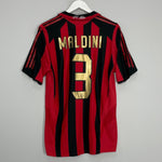 Shop 2005/06 AC MILAN MALDINI #3 HOME SHIRT (M) ADIDAS, classic football shirts, vintage football shirts & retro soccer jerseys at Cult Kits
