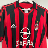 Shop 2005/06 AC MILAN MALDINI #3 HOME SHIRT (M) ADIDAS, classic football shirts, vintage football shirts & retro soccer jerseys at Cult Kits
