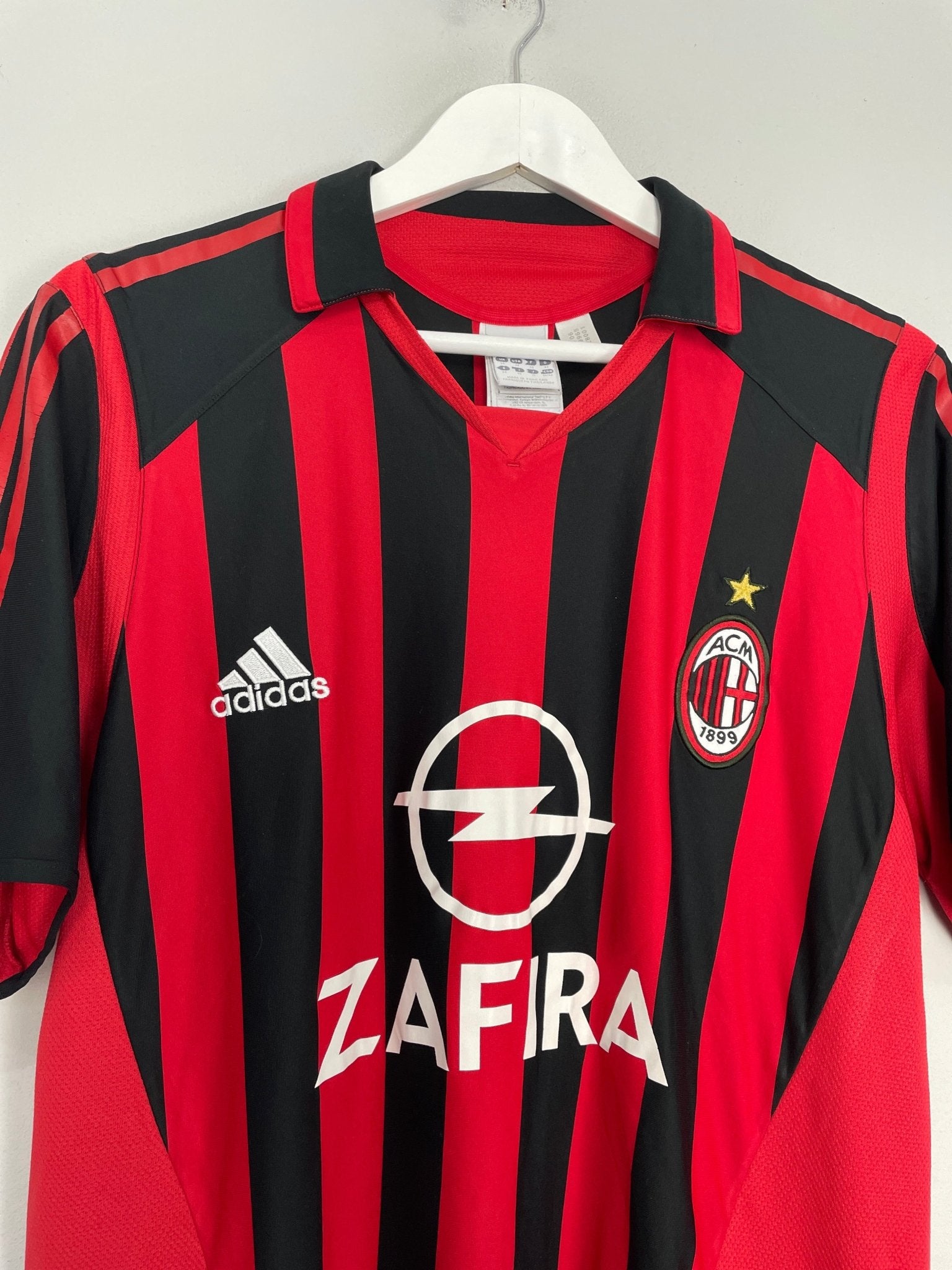 Shop 2005/06 AC MILAN MALDINI #3 HOME SHIRT (M) ADIDAS, classic football shirts, vintage football shirts & retro soccer jerseys at Cult Kits