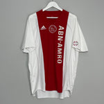 Shop 2005/06 AJAX HOME SHIRT (L) ADIDAS, classic football shirts, vintage football shirts & retro soccer jerseys at Cult Kits
