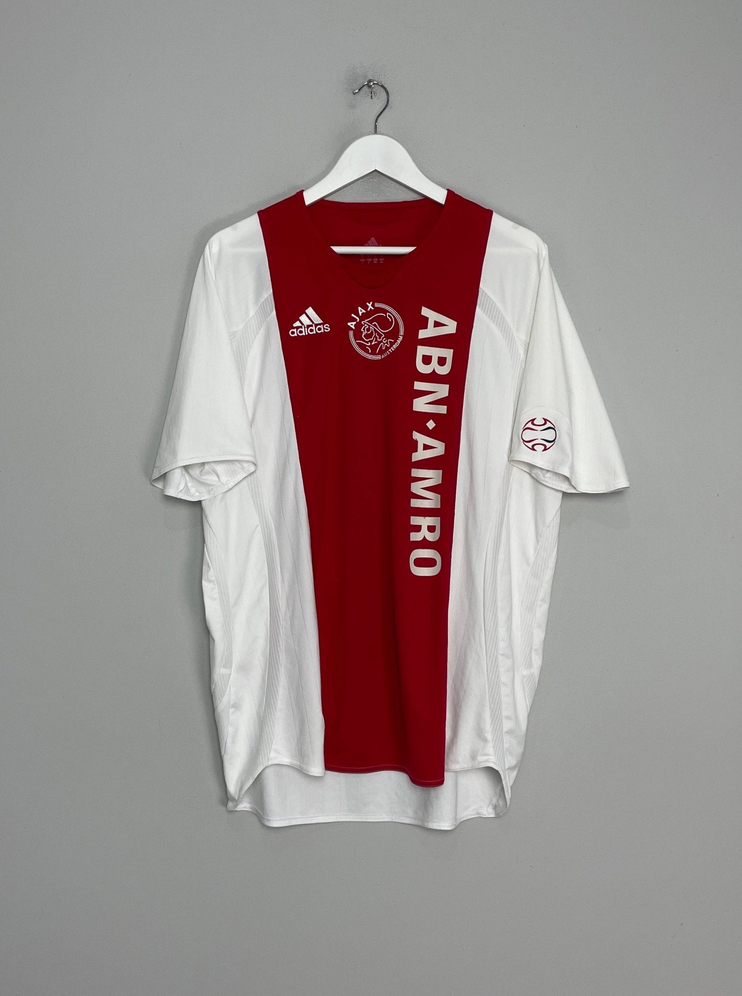 Shop 2005/06 AJAX HOME SHIRT (L) ADIDAS, classic football shirts, vintage football shirts & retro soccer jerseys at Cult Kits