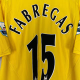 Shop 2005/06 ARSENAL FABREGAS #15 AWAY SHIRT (L) NIKE, classic football shirts, vintage football shirts & retro soccer jerseys at Cult Kits