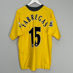 Shop 2005/06 ARSENAL FABREGAS #15 AWAY SHIRT (L) NIKE, classic football shirts, vintage football shirts & retro soccer jerseys at Cult Kits