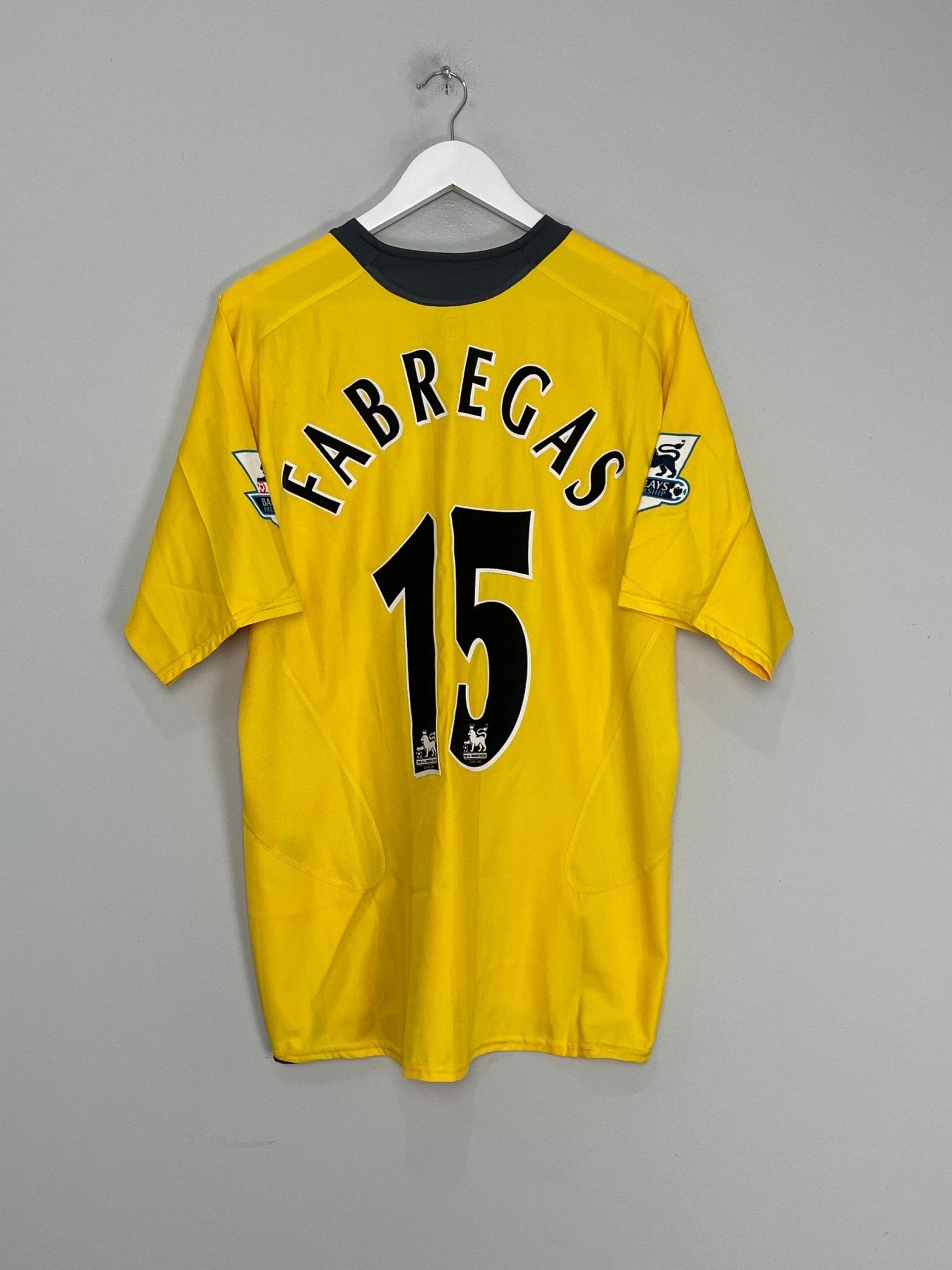 Shop 2005/06 ARSENAL FABREGAS #15 AWAY SHIRT (L) NIKE, classic football shirts, vintage football shirts & retro soccer jerseys at Cult Kits