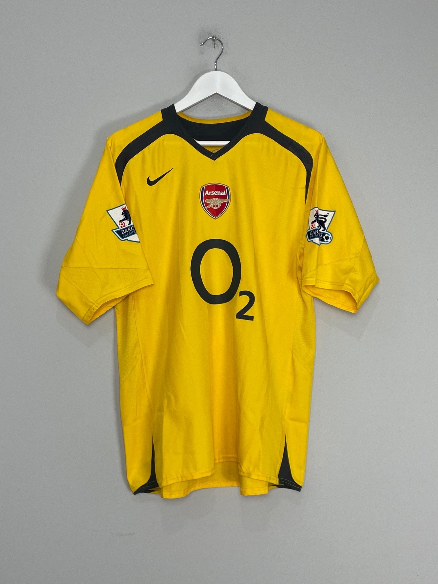 Shop 2005/06 ARSENAL FABREGAS #15 AWAY SHIRT (L) NIKE, classic football shirts, vintage football shirts & retro soccer jerseys at Cult Kits