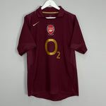 Shop 2005/06 ARSENAL FRIEMAN #18 HOME SHIRT (S) NIKE, classic football shirts, vintage football shirts & retro soccer jerseys at Cult Kits