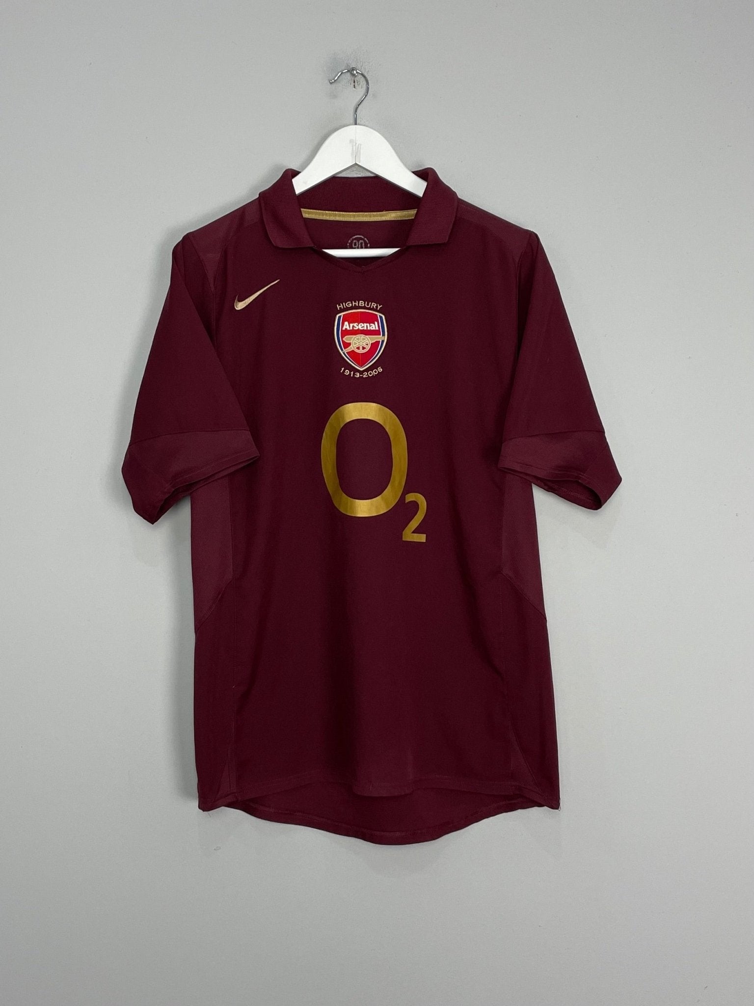 Shop 2005/06 ARSENAL FRIEMAN #18 HOME SHIRT (S) NIKE, classic football shirts, vintage football shirts & retro soccer jerseys at Cult Kits