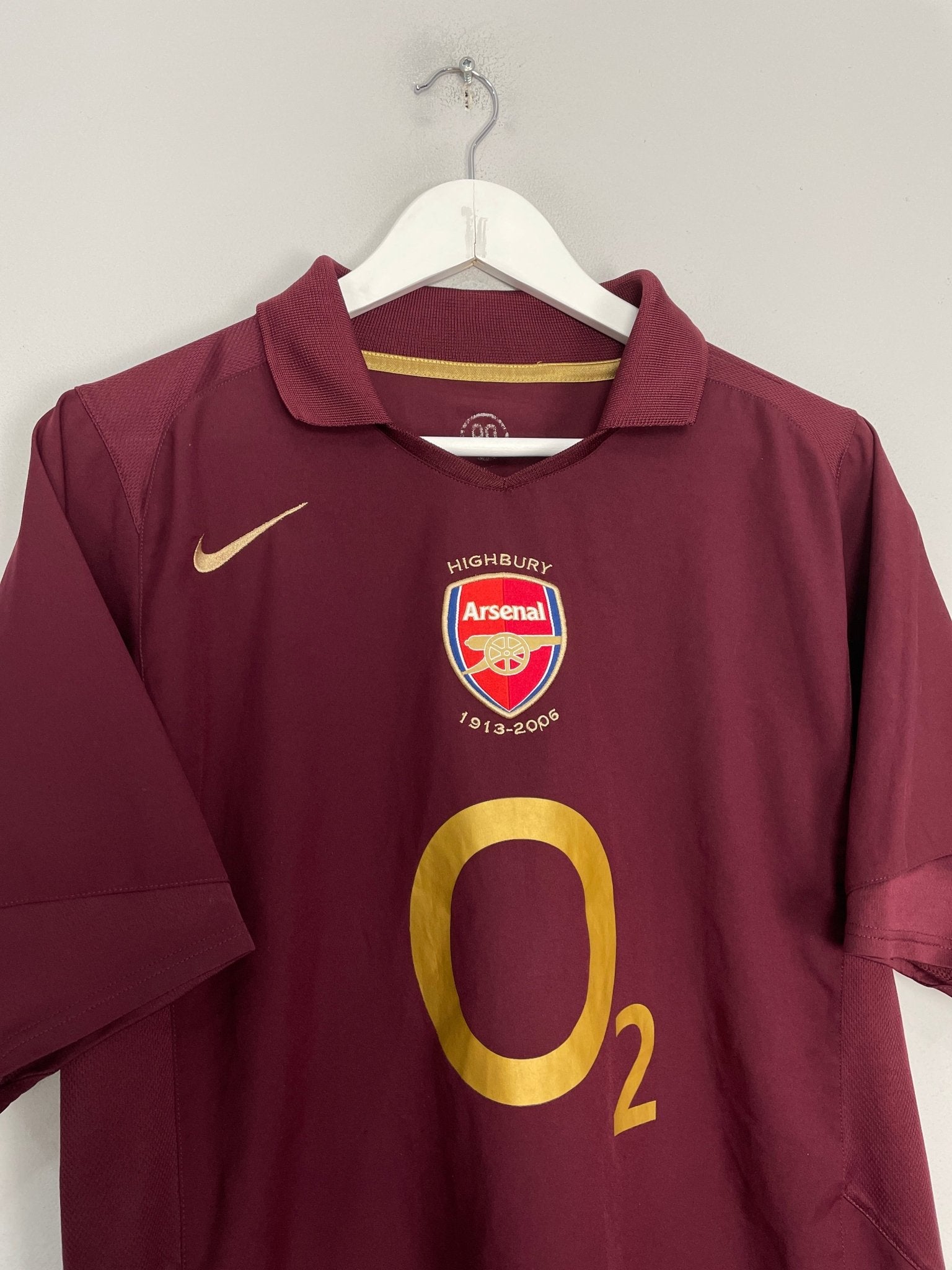 Shop 2005/06 ARSENAL FRIEMAN #18 HOME SHIRT (S) NIKE, classic football shirts, vintage football shirts & retro soccer jerseys at Cult Kits