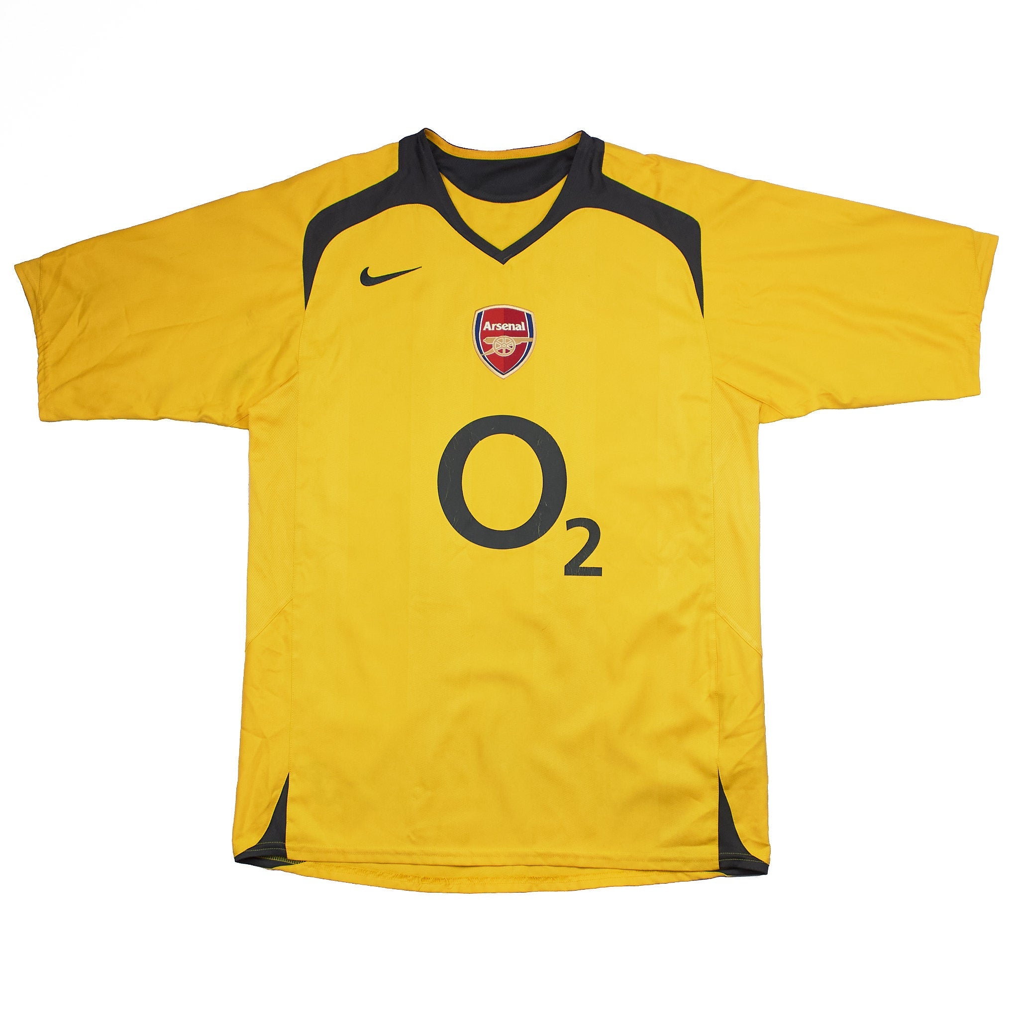 Buy 2005/06 Arsenal Henry 14 Away Shirt (M) Nike ~ Free worldwide shipping ~ Authentic Vintage Football Shirts from Cult Kits