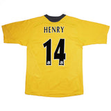 Buy 2005/06 Arsenal Henry 14 Away Shirt (M) Nike ~ Free worldwide shipping ~ Authentic Vintage Football Shirts from Cult Kits