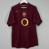 Shop 2005/06 ARSENAL HENRY #14 HOME SHIRT (L) NIKE, classic football shirts, vintage football shirts & retro soccer jerseys at Cult Kits