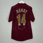 Shop 2005/06 ARSENAL HENRY #14 HOME SHIRT (M) NIKE, classic football shirts, vintage football shirts & retro soccer jerseys at Cult Kits