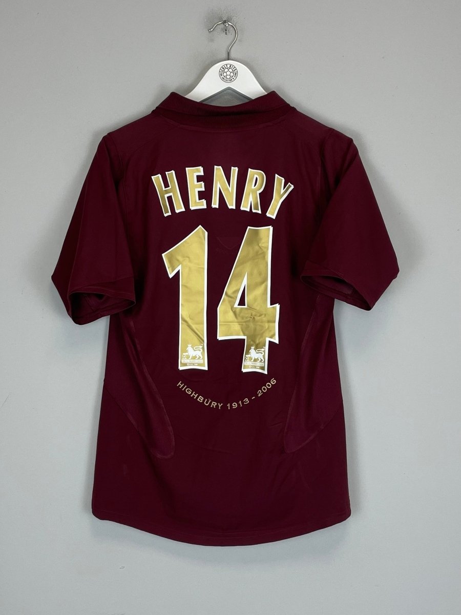 2005/06 ARSENAL HENRY 14 HOME SHIRT (M) NIKE - Cult Kits - Medium - Buy Vintage Football Shirts, Authentic Retro Football Shirts For Sale, Classic Football Shirts & Soccer Jersey