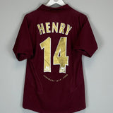 2005/06 ARSENAL HENRY 14 HOME SHIRT (M) NIKE - Cult Kits - Medium - Buy Vintage Football Shirts, Authentic Retro Football Shirts For Sale, Classic Football Shirts & Soccer Jersey