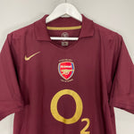 Shop 2005/06 ARSENAL HENRY #14 HOME SHIRT (M) NIKE, classic football shirts, vintage football shirts & retro soccer jerseys at Cult Kits