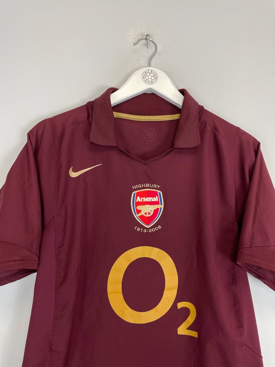 2005/06 ARSENAL HENRY 14 HOME SHIRT (M) NIKE - Cult Kits - Medium - Buy Vintage Football Shirts, Authentic Retro Football Shirts For Sale, Classic Football Shirts & Soccer Jersey