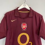 2005/06 ARSENAL HENRY 14 HOME SHIRT (M) NIKE - Cult Kits - Medium - Buy Vintage Football Shirts, Authentic Retro Football Shirts For Sale, Classic Football Shirts & Soccer Jersey