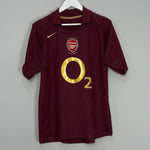 Shop 2005/06 ARSENAL HENRY #14 HOME SHIRT (M) NIKE, classic football shirts, vintage football shirts & retro soccer jerseys at Cult Kits