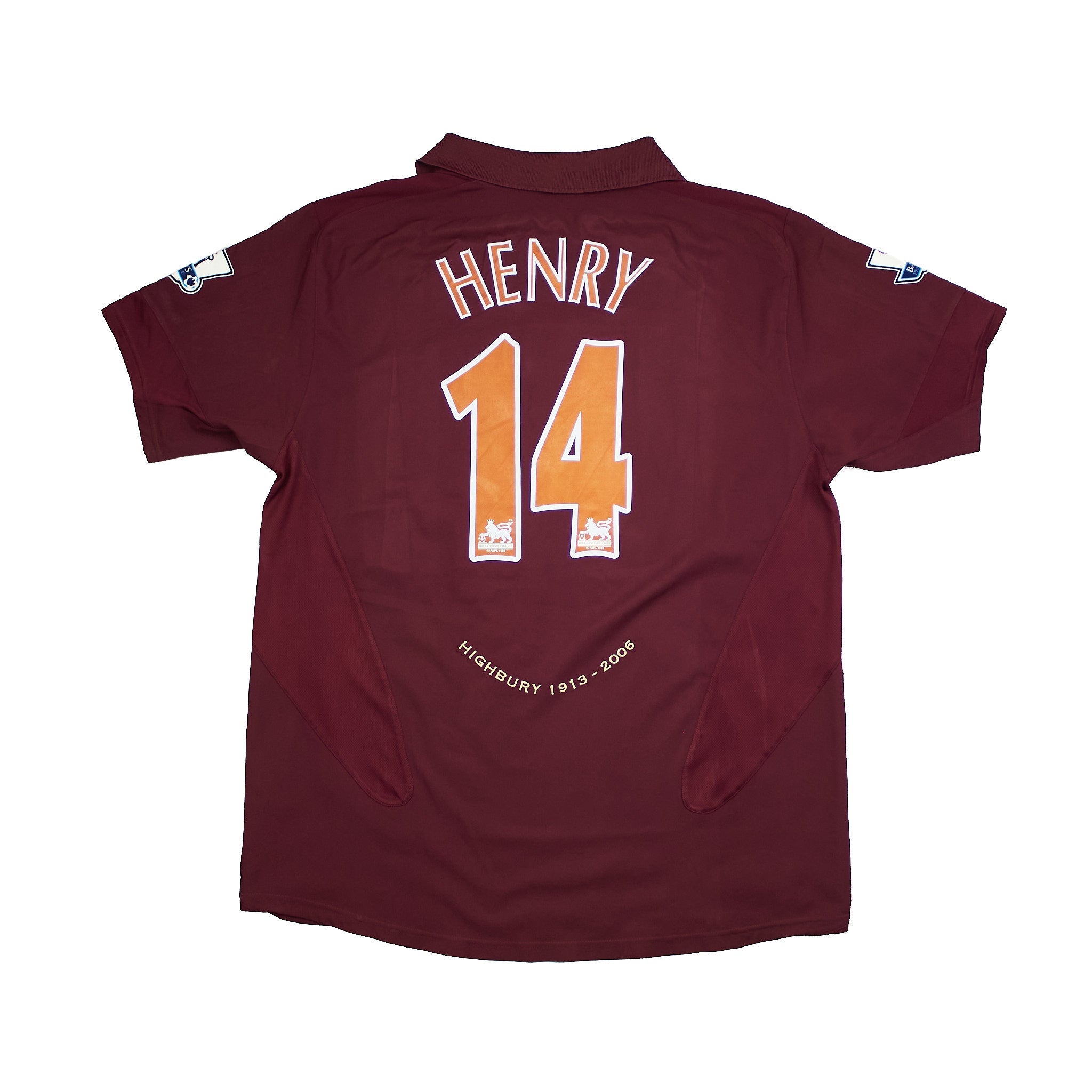 Buy 2005/06 Arsenal Henry 14 Home Shirt (XL) Nike ~ Free worldwide shipping ~ Authentic Vintage Football Shirts from Cult Kits