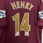 Shop 2005/06 ARSENAL HENRY #14 HOME SHIRT (XL) NIKE, classic football shirts, vintage football shirts & retro soccer jerseys at Cult Kits