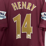 Shop 2005/06 ARSENAL HENRY #14 HOME SHIRT (XL) NIKE, classic football shirts, vintage football shirts & retro soccer jerseys at Cult Kits