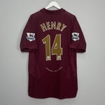 Shop 2005/06 ARSENAL HENRY #14 HOME SHIRT (XL) NIKE, classic football shirts, vintage football shirts & retro soccer jerseys at Cult Kits