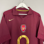 Shop 2005/06 ARSENAL HENRY #14 HOME SHIRT (XXL) NIKE, classic football shirts, vintage football shirts & retro soccer jerseys at Cult Kits