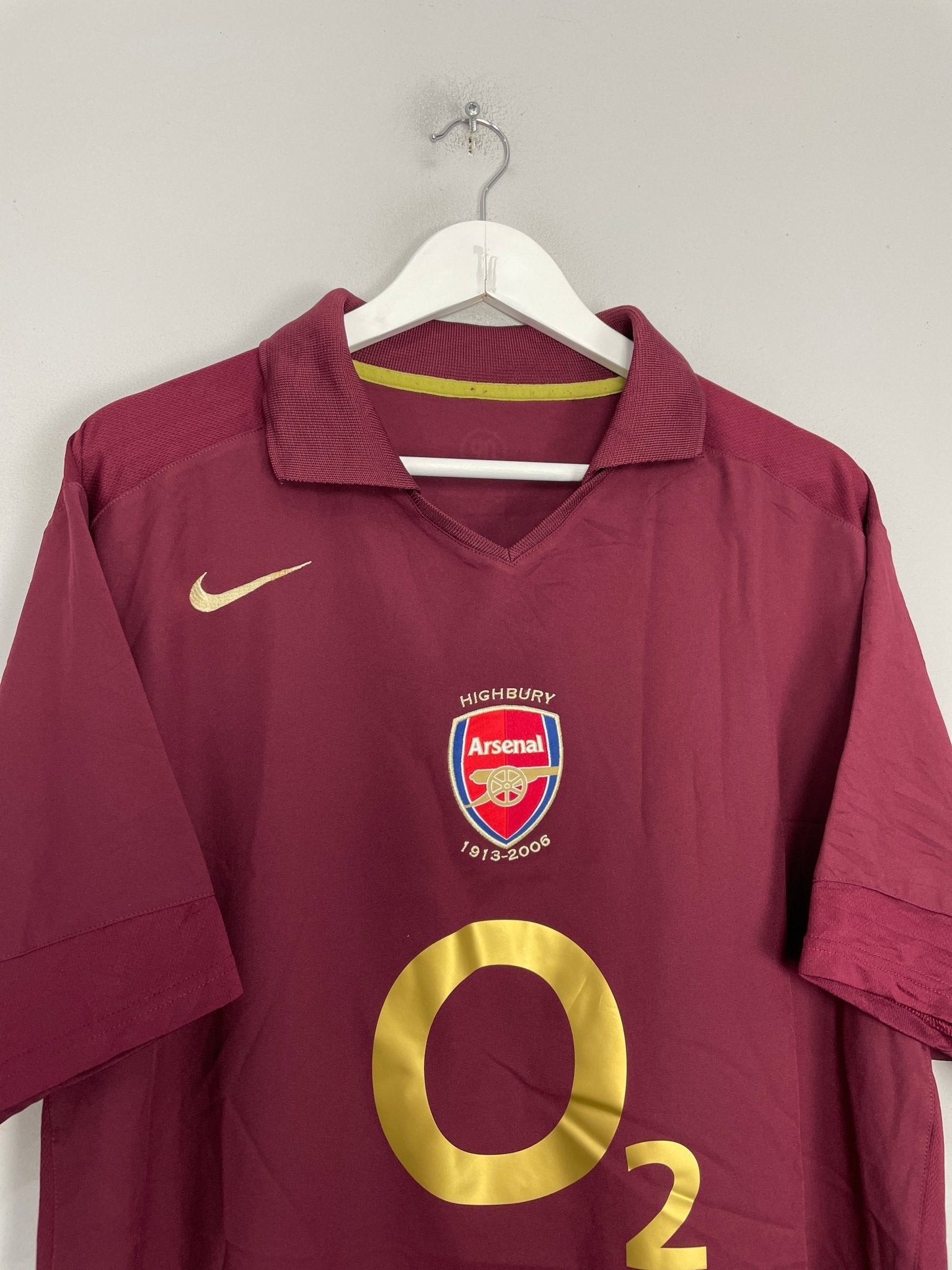 Shop 2005/06 ARSENAL HENRY #14 HOME SHIRT (XXL) NIKE, classic football shirts, vintage football shirts & retro soccer jerseys at Cult Kits