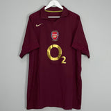 Shop 2005/06 ARSENAL HENRY #14 HOME SHIRT (XXL) NIKE, classic football shirts, vintage football shirts & retro soccer jerseys at Cult Kits