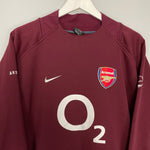 Shop 2005/06 ARSENAL SWEATSHIRT (L) NIKE, classic football shirts, vintage football shirts & retro soccer jerseys at Cult Kits