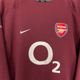 Shop 2005/06 ARSENAL SWEATSHIRT (L) NIKE, classic football shirts, vintage football shirts & retro soccer jerseys at Cult Kits