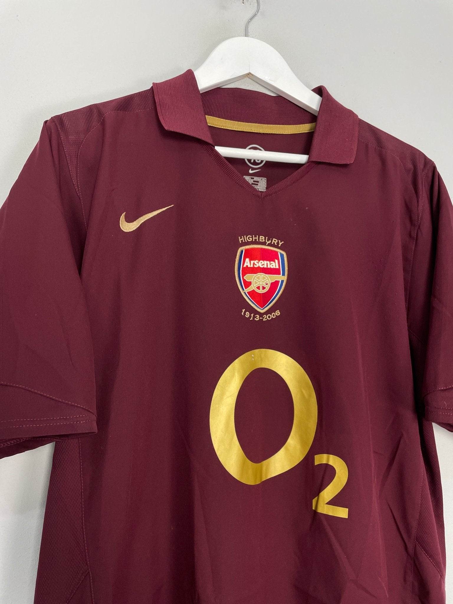 Shop 2005/06 ARSENAL V.PERSIE #11 HOME SHIRT (L) NIKE, classic football shirts, vintage football shirts & retro soccer jerseys at Cult Kits