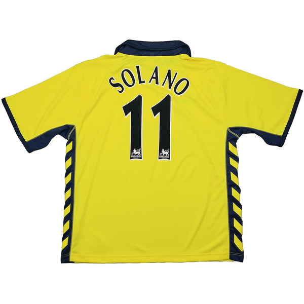 2005/06 Aston Villa Solano #11 Away Shirt (XL) Hummel – Cult Kits
