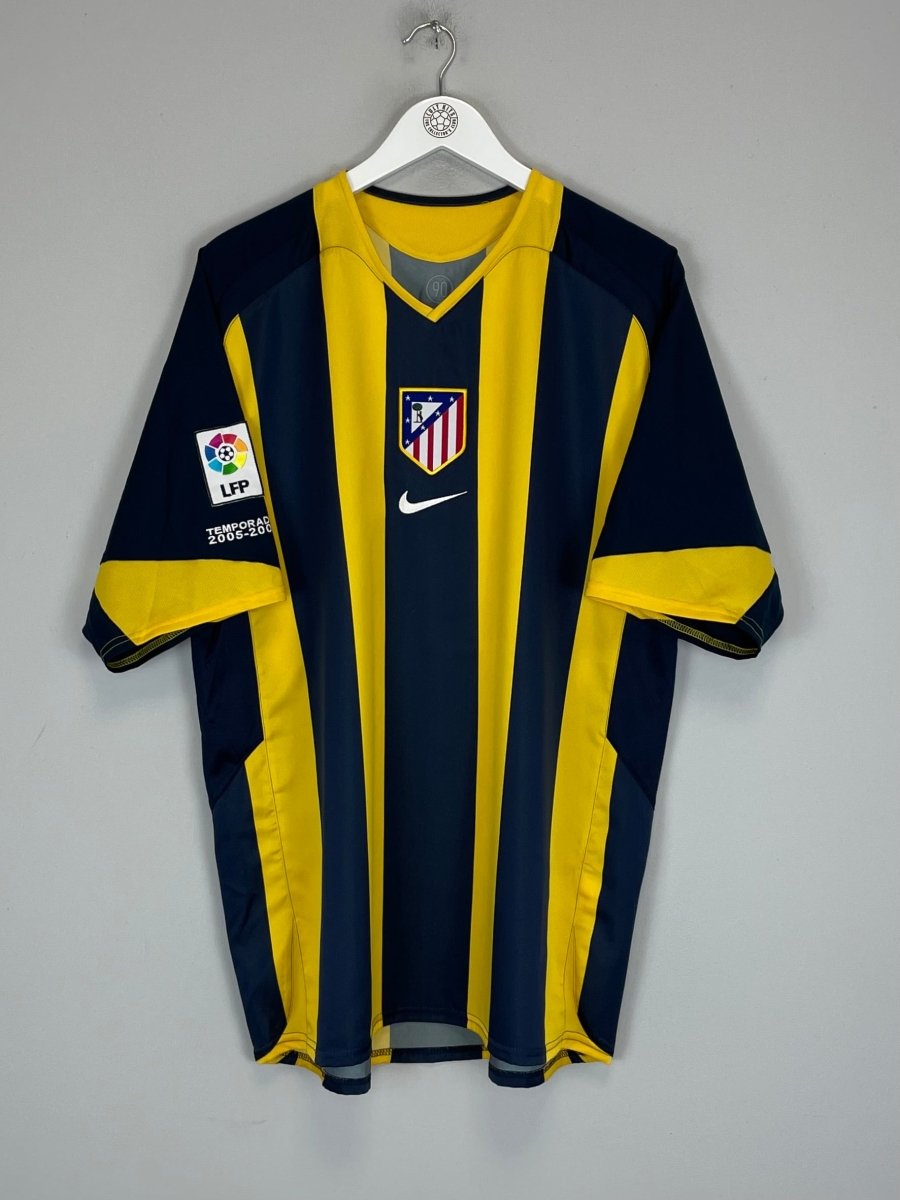 2005/06 ATLETICO MADRID F.TORRES 9 AWAY SHIRT (XL) NIKE - Cult Kits - XL - Buy Vintage Football Shirts, Authentic Retro Football Shirts For Sale, Classic Football Shirts & Soccer Jersey