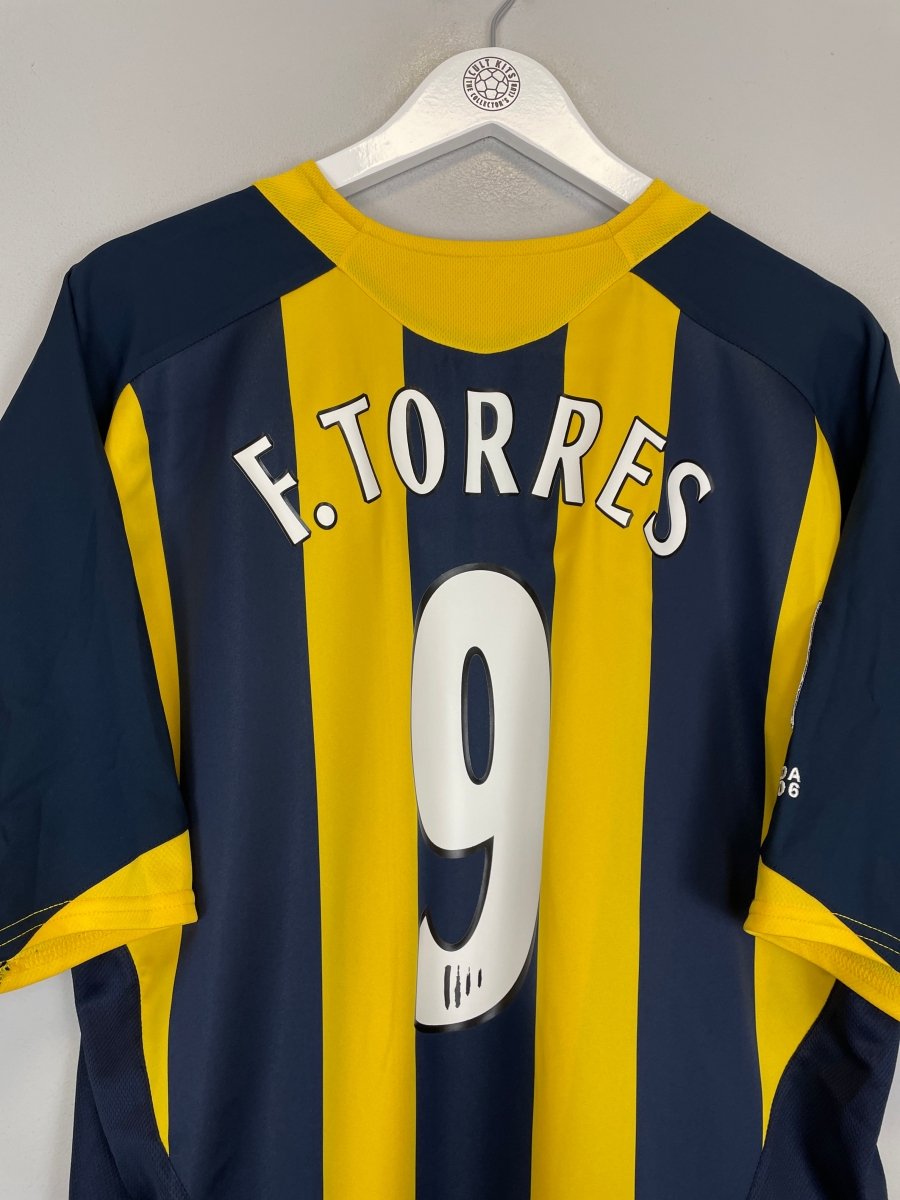 2005/06 ATLETICO MADRID F.TORRES 9 AWAY SHIRT (XL) NIKE - Cult Kits - XL - Buy Vintage Football Shirts, Authentic Retro Football Shirts For Sale, Classic Football Shirts & Soccer Jersey