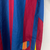 Shop 2005/06 BARCELONA HOME SHIRT (M) NIKE, classic football shirts, vintage football shirts & retro soccer jerseys at Cult Kits