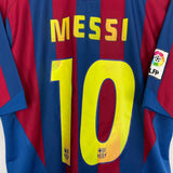Shop 2005/06 BARCELONA MESSI #10 HOME SHIRT (L) NIKE, classic football shirts, vintage football shirts & retro soccer jerseys at Cult Kits