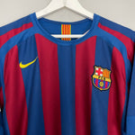 Shop 2005/06 BARCELONA MESSI #10 HOME SHIRT (L) NIKE, classic football shirts, vintage football shirts & retro soccer jerseys at Cult Kits