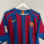 Shop 2005/06 BARCELONA MESSI #10 HOME SHIRT (L) NIKE, classic football shirts, vintage football shirts & retro soccer jerseys at Cult Kits