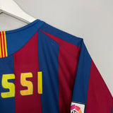 Shop 2005/06 BARCELONA MESSI #10 HOME SHIRT (L) NIKE, classic football shirts, vintage football shirts & retro soccer jerseys at Cult Kits